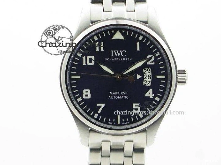 MIROTIME 0127 Pilot Mark XX IW328205 ZF 1:1 Best Edition Green Dial on Brown Leather Strap A UrbanStyle 7029